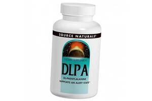 DL-Фенілаланін з Кальцієм DLPA 750 Source Naturals 60таб (27355023)