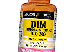 Дииндолилметан Dim Diindolylmethane 100 Mason Natural 60капс (72529009)