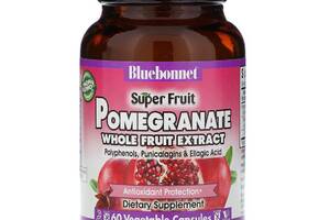 Экстракт плодов Граната Pomegranate Extract Bluebonnet Nutrition 60 вегетарианских капсул