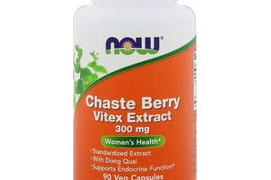 Экстракт витекса с дудником Now Foods Chaste Berry Vitex Extract with Dong Quai 300 мг 90 капсул (NF4773)