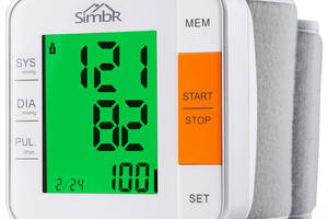 Електронний наручний монітор артеріального тиску SIMBR W02,