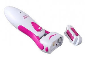 Электрическая роликовая пилка Kemei KM 2502 Белый с розовым (258630)