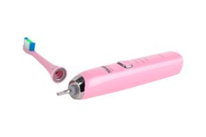 Электрическая зубная щетка 3 режима/2 насадки DSP 80010A розовая 1.6W USB (DSP-80010A_529)