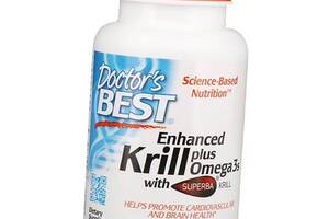 Enhanced Krill Plus Omega 3s Doctor's Best 60 гел капс (67327002)