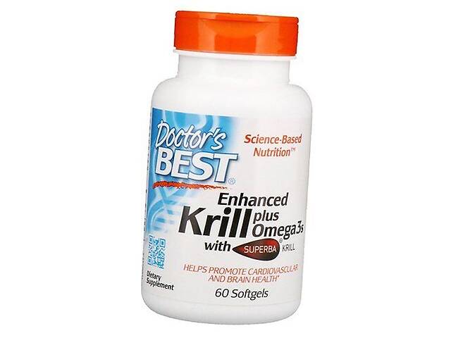 Enhanced Krill Plus Omega3s Doctor's Best 60гелкапс (67327002)