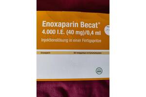 Enoxaparin Bekat 4.000 I.E. (40mg)/0,4ml