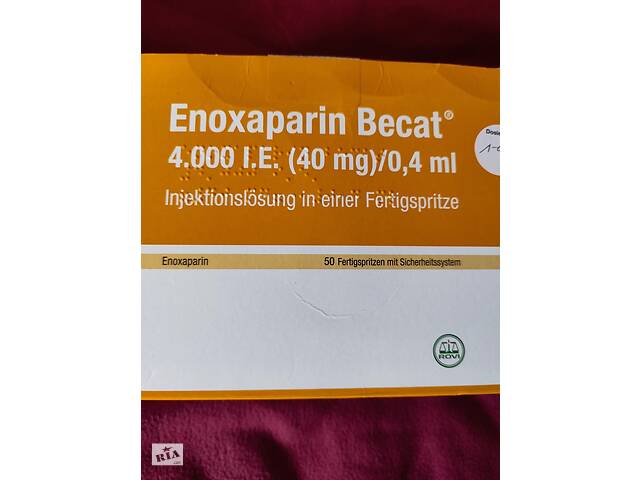 Enoxaparin Bekat 4.000 I.E. (40mg)/0,4ml