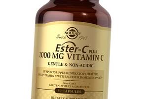 Эстер-С и Цитрусовые биофлавоноиды Ester-C Plus 1000 with Citrus Bioflavonoids Solgar 50капс (36313212)