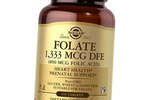 Фолат Фолиевая кислота Folic Acid 800 Tabs Solgar 250таб (36313157)