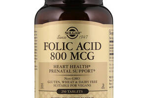 Фолиевая кислота Solgar Folic Acid 800 mcg 250 Tabs