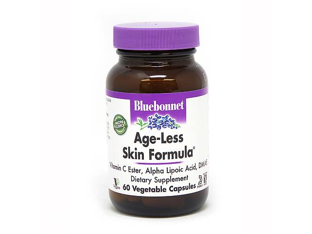 Формула омоложения кожи Bluebonnet Nutrition Age-Less Skin Formula 60 растительных капсул