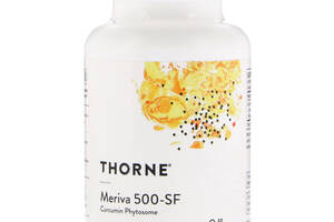 Фитосомы Куркумина 500-SF, Curcumin Phytosome Meriva, Thorne Research, 60 гелевых капсул