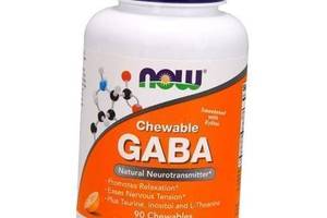 Gaba 250 Chewable Now Foods 90таб Апельсин (72128046)