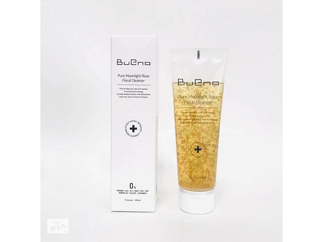 Гель для умывания с лепестками розы Bueno Pure Moonlight Rose Floral Cleanser 80 мл