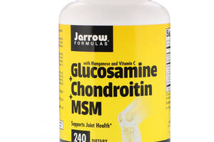 Глюкозамин & Хондроитин & МСМ, Jarrow Formulas, 240 желатиновых капсул