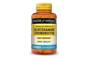 Глюкозамин и Хондроитин Glucosamine Chondroitin Regular Strength Mason Natural 100 капсул