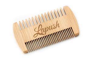 Гребень для волос и бороды в чехле Lapush 100 х 52 х 5 мм
