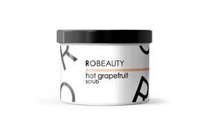 Грейпфрутовый антицеллюлитный скраб для тела с активным компонентом HotFlux Grapefruit scrub RoBeauty 650 г