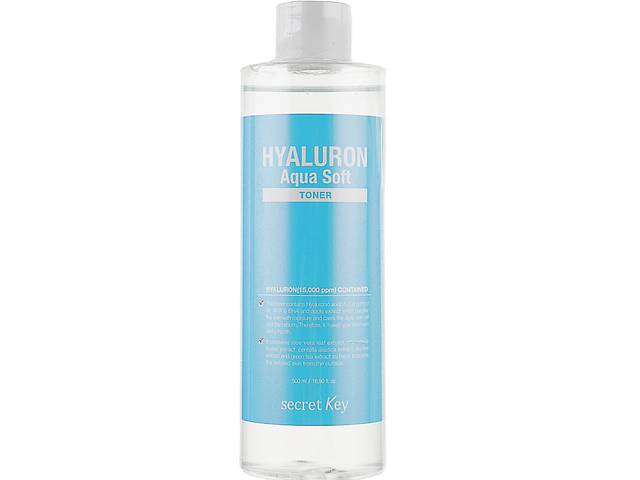 Гіалуроновий тонер для обличчя Secret Key Hyaluron Soft Micro-Peel Toner 500 мл (8809305995347)