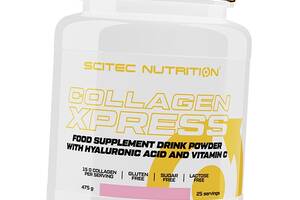 Гидролизованный коллаген с Гиалуроновой кислотой и Витамином С Collagen Xpress Scitec Nutrition 475г Ананас (68087003)