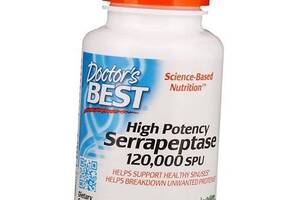 High Potency Serrapeptase Doctor's Best 90вегкапс (72327015)