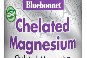 Хелатный Магний, Albion, Bluebonnet Nutrition, 120 гелевых капсул