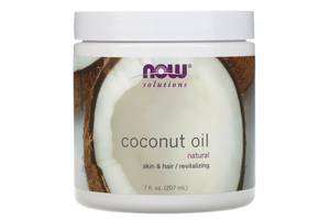 Кокосовое масло Coconut Oil Now Foods Solutions 207 мл