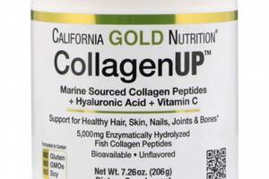 Коллаген UP без ароматизаторов California Gold Nutrition (CollagenUP Unflavored) 206 г