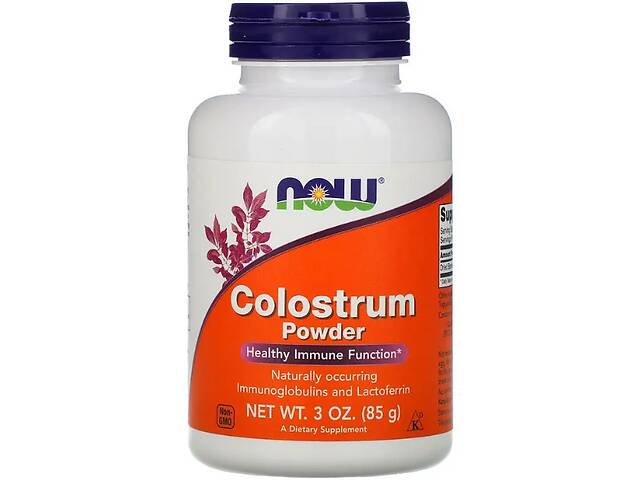 Колострум NOW Foods Colostrum Powder 85 g /68 servings/ Pure