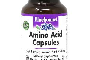 Комплекс аминокислот 750 мг Amino Acid Bluebonnet Nutrition 60 вегетарианских капсул