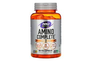 Комплекс Аминокислот Sports Amino Complete Now Foods 120 вегетарианских капсул