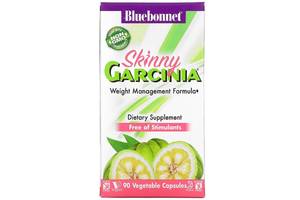 Комплекс Для Контроля Веса, Skinny Garcinia Weight Management Formula, Bluebonnet Nutrition, 90 растительных капсул