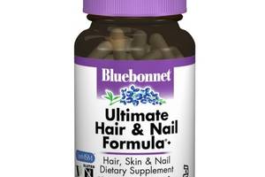Комплекс для кожи волос ногтей Bluebonnet Nutrition Ultimate Hair & Nail Formula 60 Veg Caps