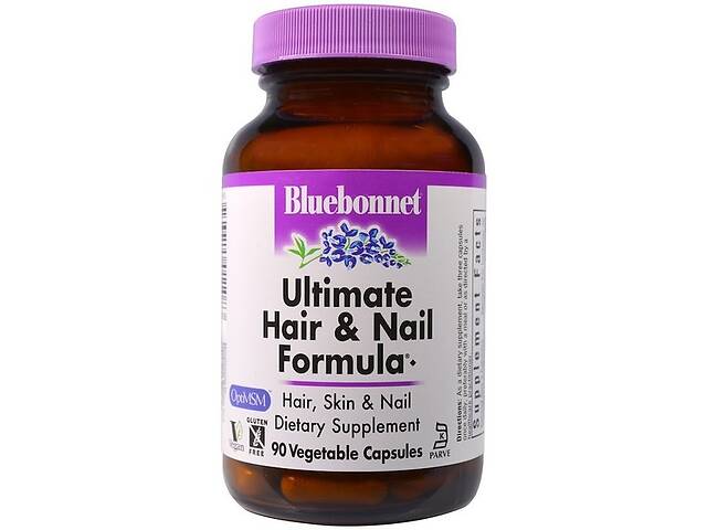 Комплекс для кожи волос ногтей Bluebonnet Nutrition Ultimate Hair & Nail Formula 90 Veg Caps