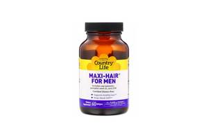 Комплекс для кожи, волос, ногтей Country Life Maxi Hair for Men 60 Softgels