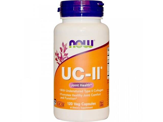 Комплекс для кожи, волос, ногтей NOW Foods UC-II 40 mg 120 Veg Caps