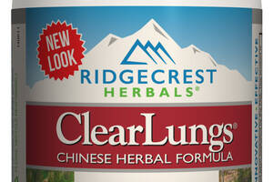 Комплекс для Поддержки Легких Растительная Китайская Формула Clear Lungs RidgeCrest Herbals 60 гелевых капсул