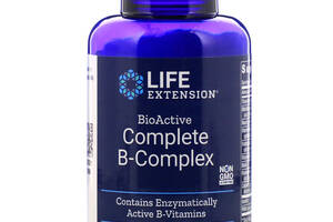 Комплекс витаминов группы В Life Extension BioActive Complete B-Complex 60 вегетарианских капсул (LEX19456)