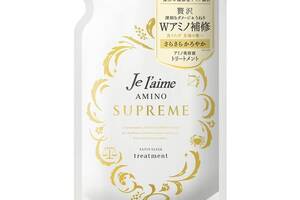 Кондиционер с ароматом роз и жасмина Kose Cosmeport Je l'aime Amino Supreme Satin Sleek 350 мл