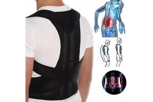 Корсет для коррекции осанки Back Pain Help Support Belt ортопедический корсет для спины (Размер S) (ST)