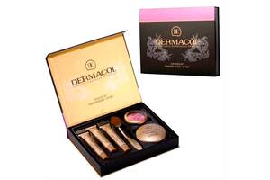 Косметический набор Dermacol 6 в 1 Make-up set тональный крем пудра румяна (lp-90228_285)