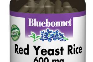 Красный Дрожжевой Рис 600мг Bluebonnet Nutrition 60 гелевых капсул