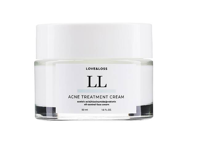 Крем для лица для жирной/проблемной кожи ACNE TREATMENT CREAM Love&Loss 50 мл