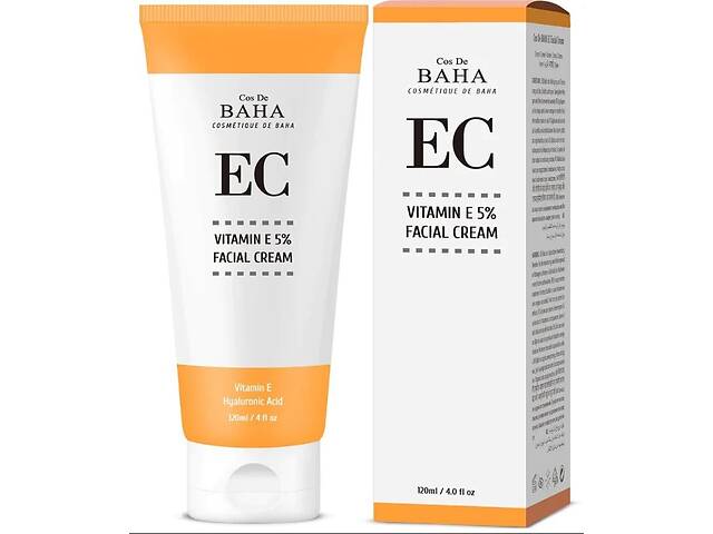 Крем для лица с витамином E Cos De BAHA Vitamin E 5% Facial Cream 120 мл