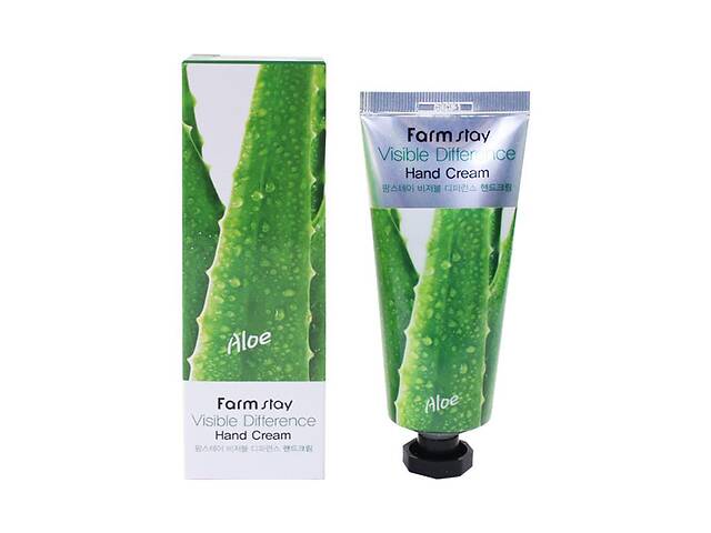 Крем для рук Farmstay Visible Difference Hand Cream Aloe 100 мл (SK000305)