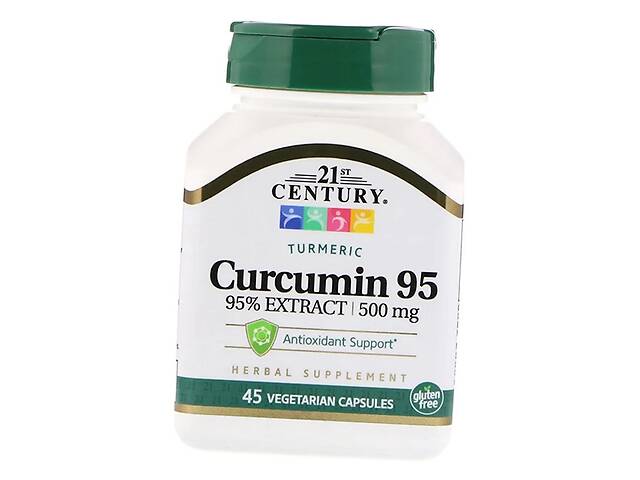 Куркумин Curcumin 95 21st Century 45вегкапс (71440017) - Фото 1