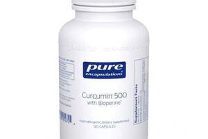 Куркумин с биоперином Pure Encapsulations 500 мг 60 капсул (20607)