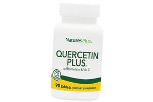 Кверцетин с Бромелайном и Витамином С Quercetin Plus Nature's Plus 90таб (70375005)