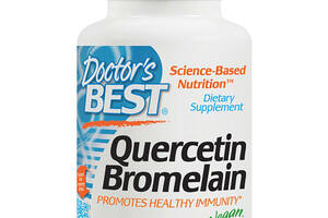 Кверцетин и Бромелайн, Quercetin Bromelain, Doctor's Best, 180 капсул