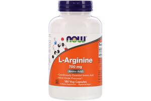 L-Arginine 700мг Now Foods 180 вегетарианских капсул